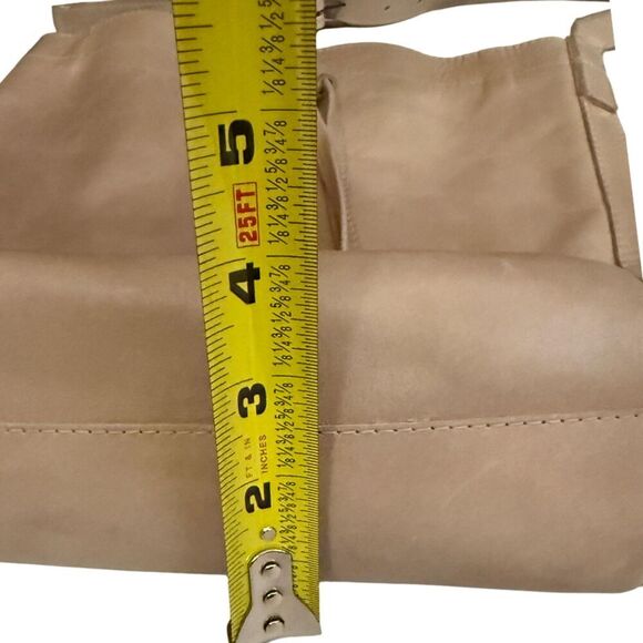 Fashionable Local + Global Leather Beige Tote Bag - Picture 11 of 11